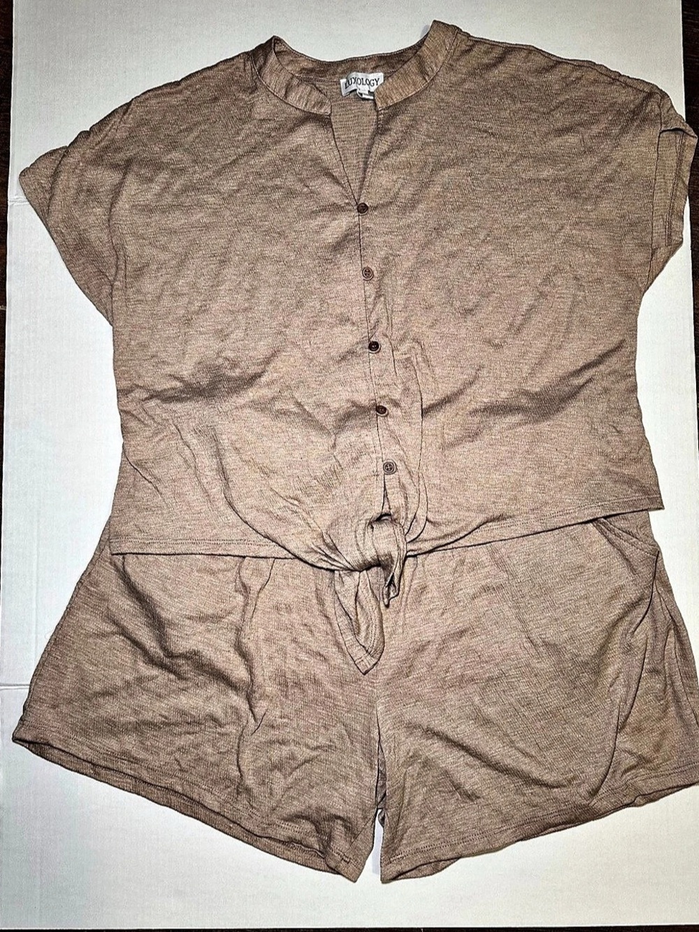 Luxology Brown Romper